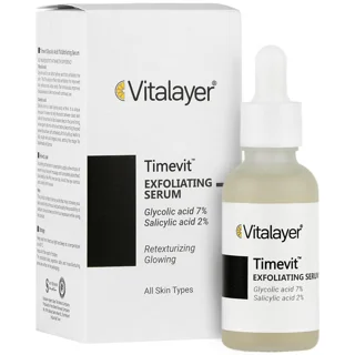 سرم لایه‌بردار گلیکولیک اسید ۷٪ ویتالیر (سری Timevit)